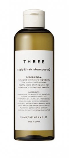 THREE scalp & hair shampoo AC 250mL - Click Image to Close