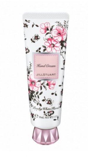 JILL STUART Peachy White Floral Hand Cream 30g - Click Image to Close